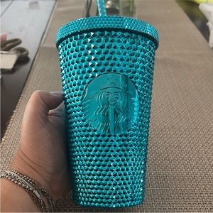 Starbucks Blue Chrome Grande Starbucks Tumbler